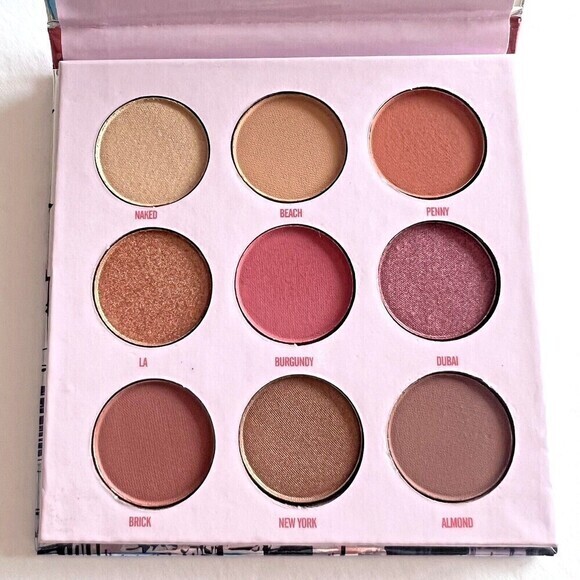 OKALAN FANCY EYESHADOW PRESSED POWDER THE BURGUNDY PALETTE BRAND NEW - Picture 1 of 7